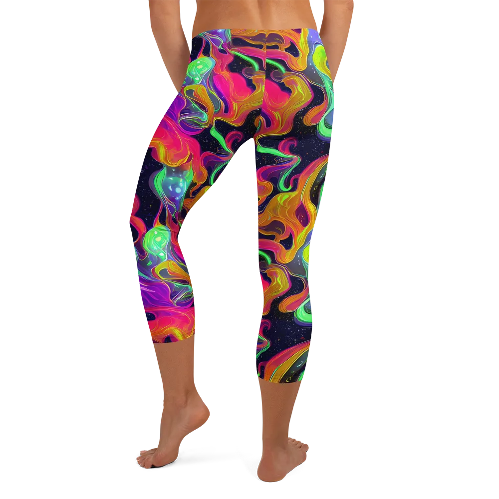 Infinite Daydream on Capri Leggings — Back