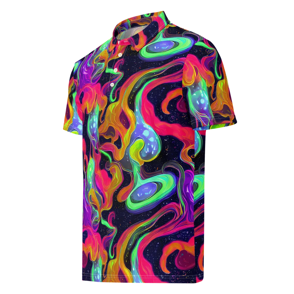 Infinite Daydream on Men's Slim Fit Polo Shirt — Left Front
