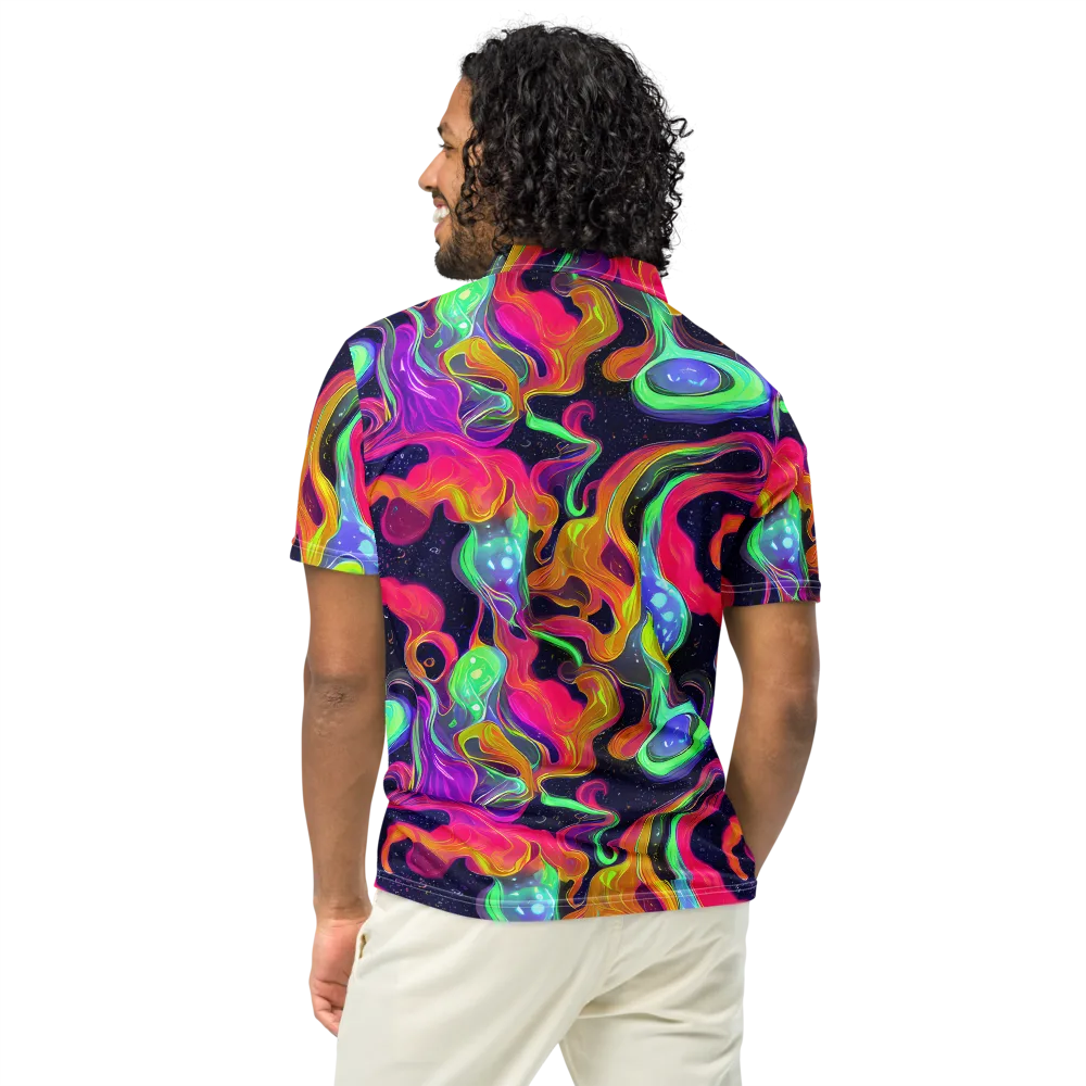 Infinite Daydream on Men's Slim Fit Polo Shirt — Back