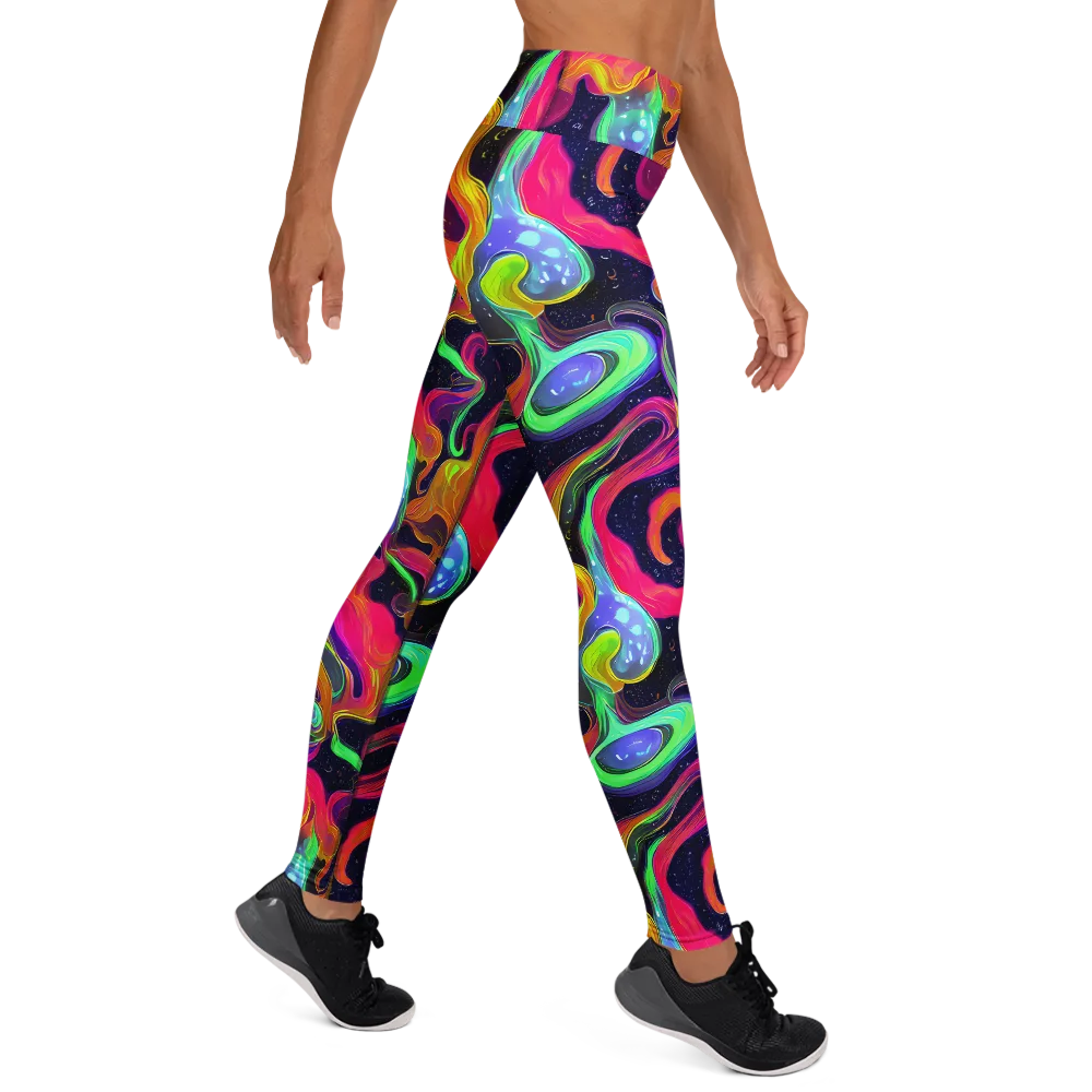 Infinite Daydream on Yoga Leggings — Right
