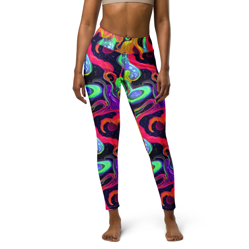 Infinite Daydream on Yoga Leggings — Front