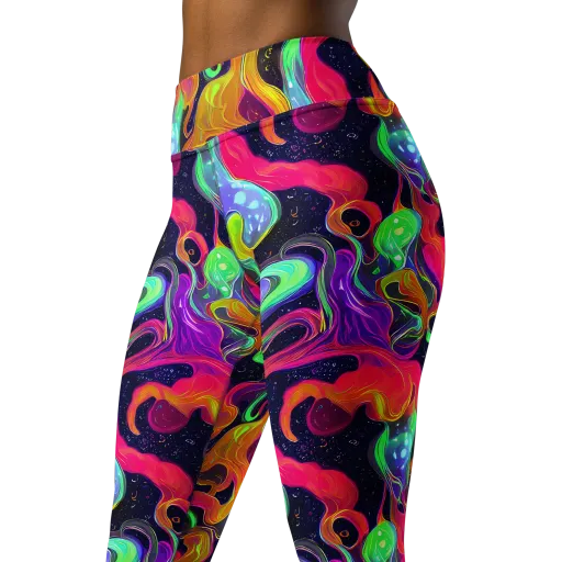 Infinite Daydream on a Yoga Leggings