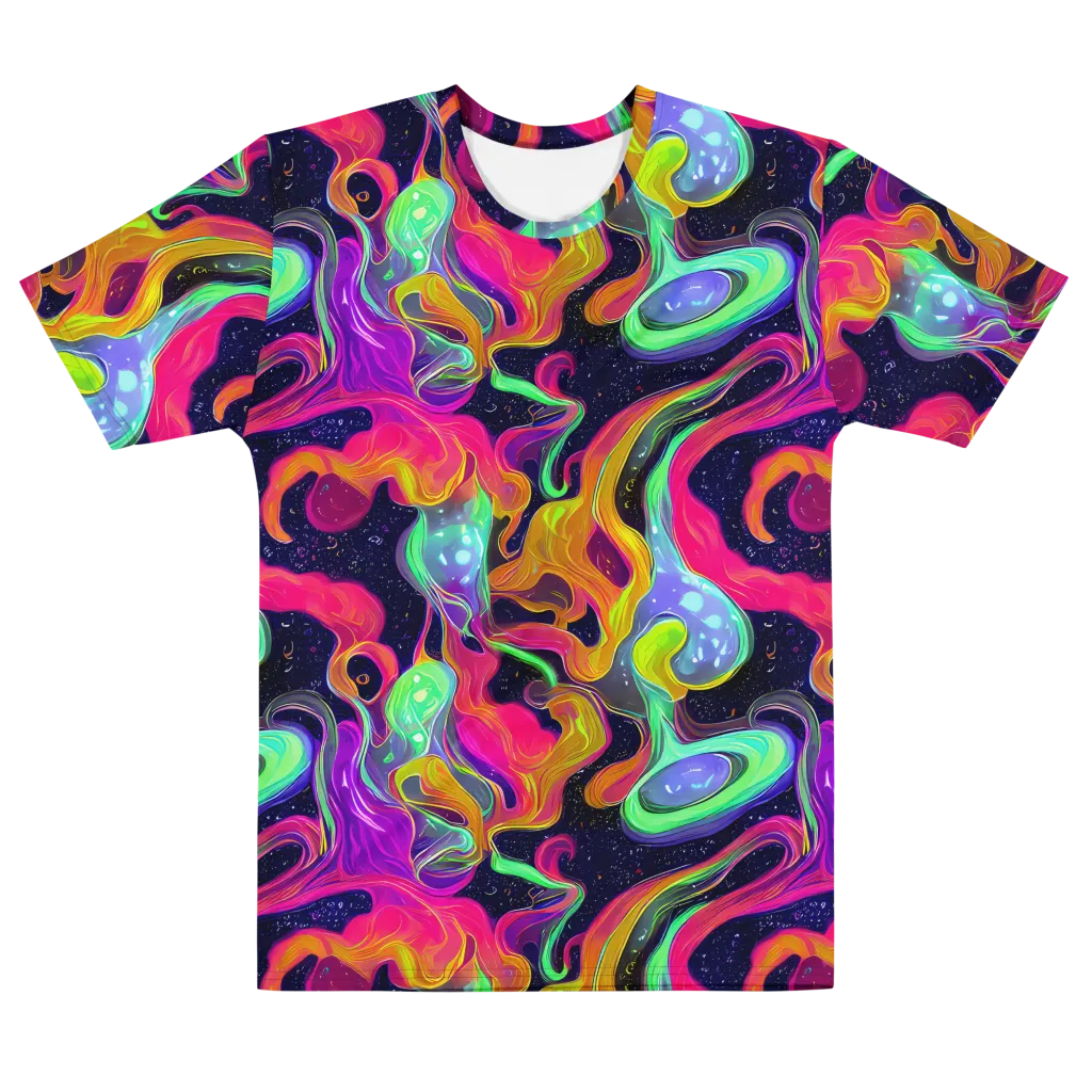 Infinite Daydream on Men's Cotton Crew Neck T-Shirt — Front