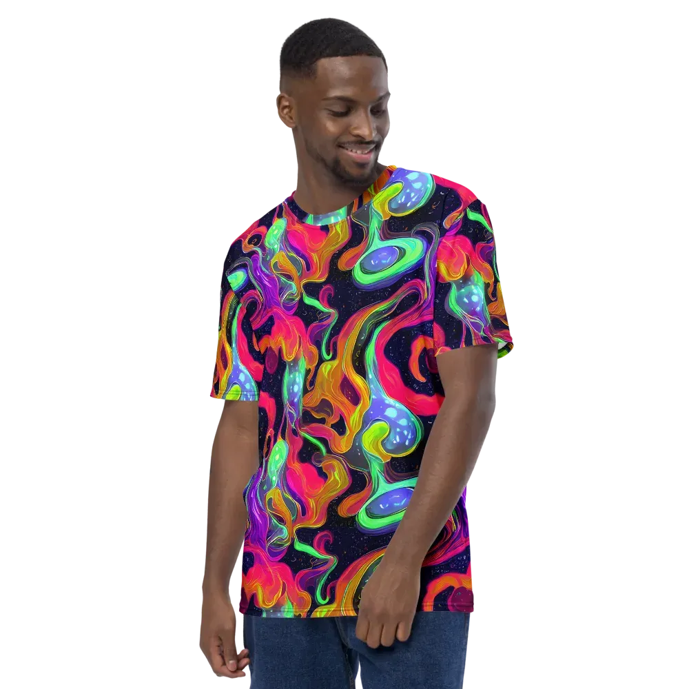 Infinite Daydream on Men's Crew Neck T-Shirt — Left