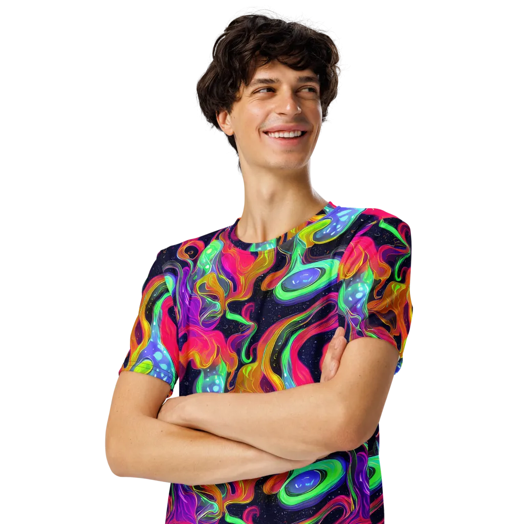 Infinite Daydream on Men's Crew Neck T-Shirt — Left Front