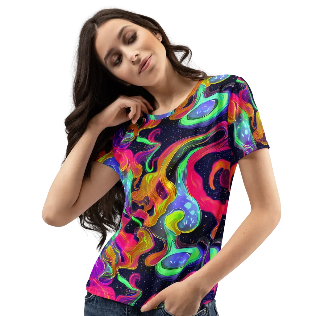 Infinite Daydream on Women's Crew Neck T-Shirt — Left Front