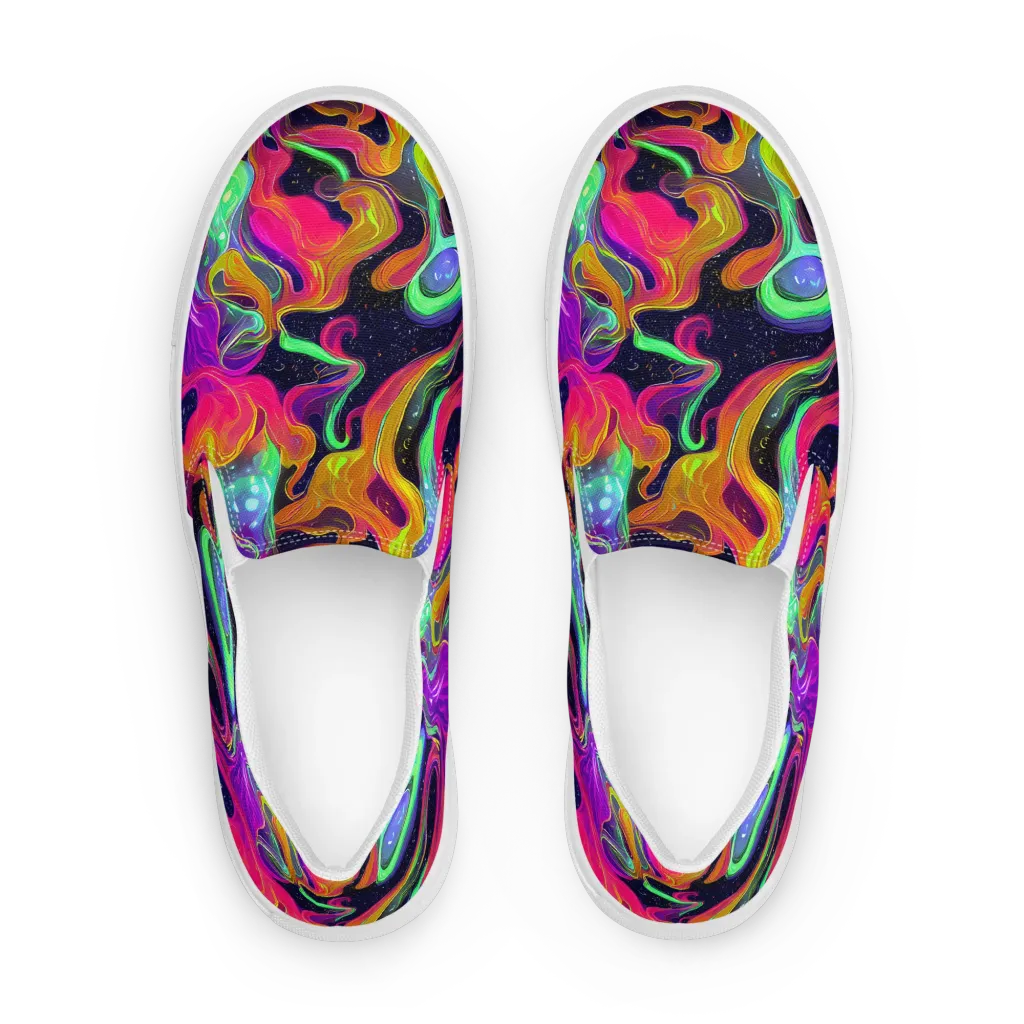 Infinite Daydream on Men's Slip-On Canvas Shoes — Front