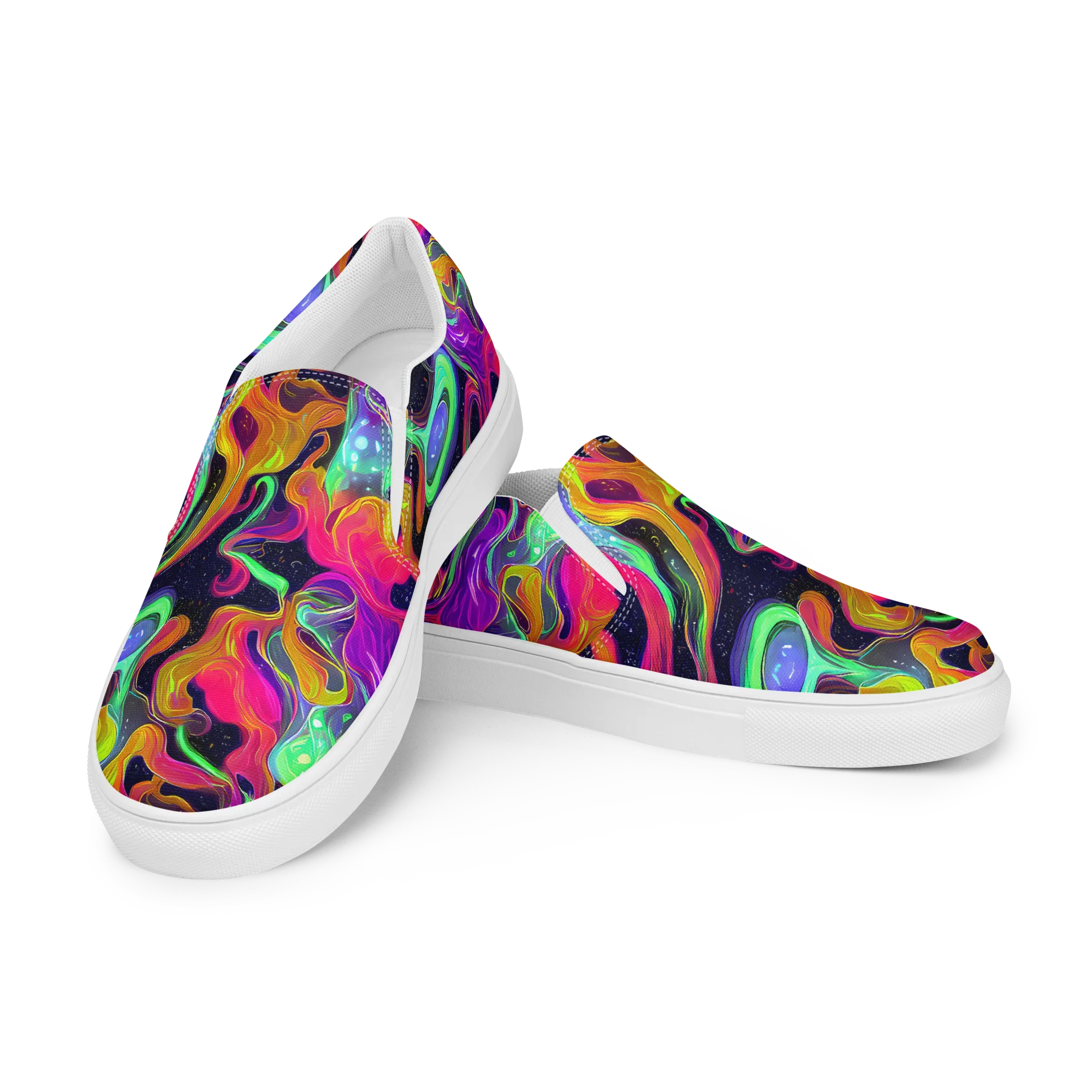Infinite Daydream on Men's Slip-On Canvas Shoes — Left Front