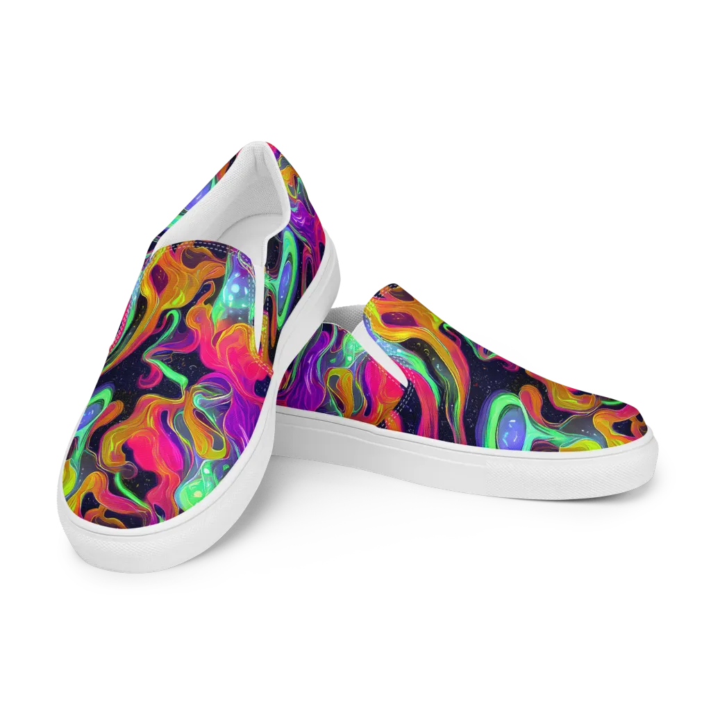 Infinite Daydream on Men's Slip-On Canvas Shoes — Left Front