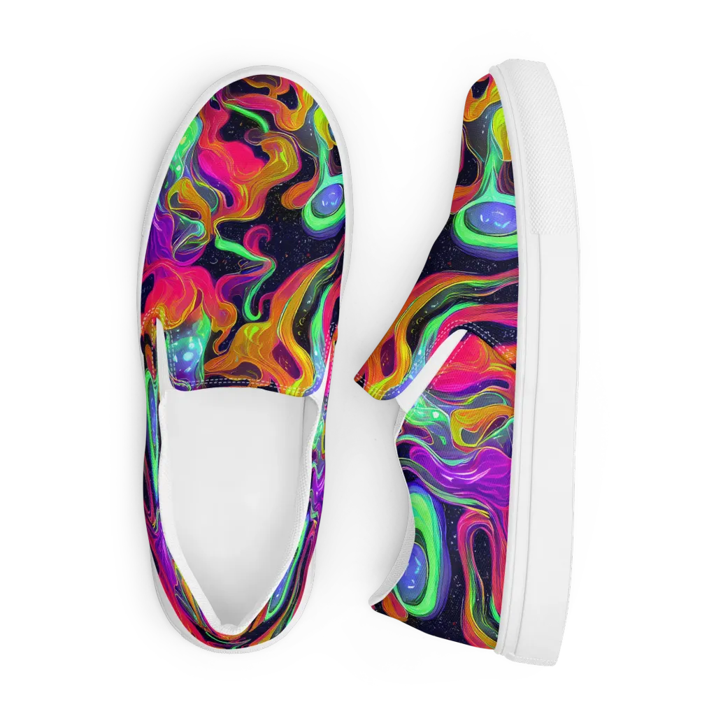 Infinite Daydream on Men's Slip-On Canvas Shoes — Front
