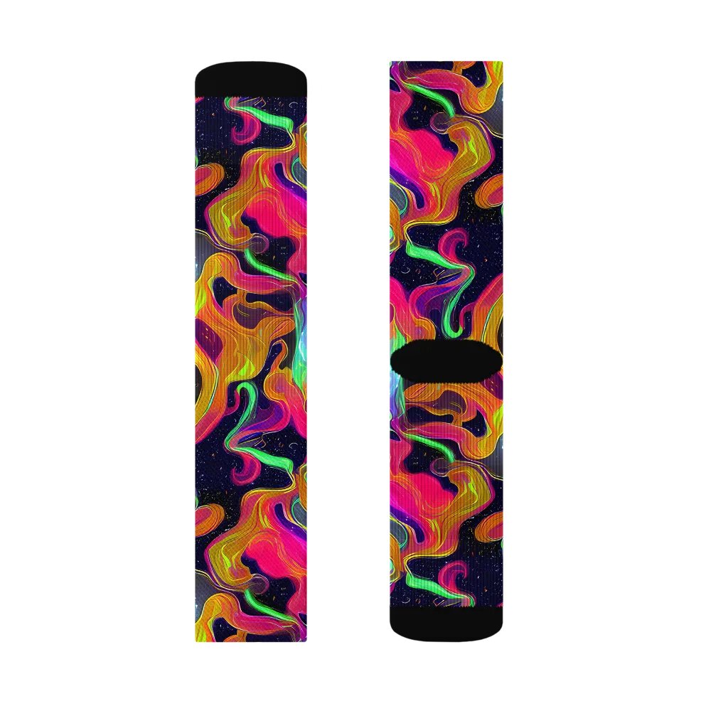 Infinite Daydream on Socks — Left Sock