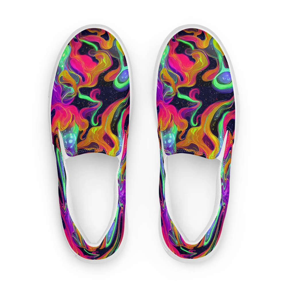 Infinite Daydream on Women's Slip-On Canvas Shoes — Front
