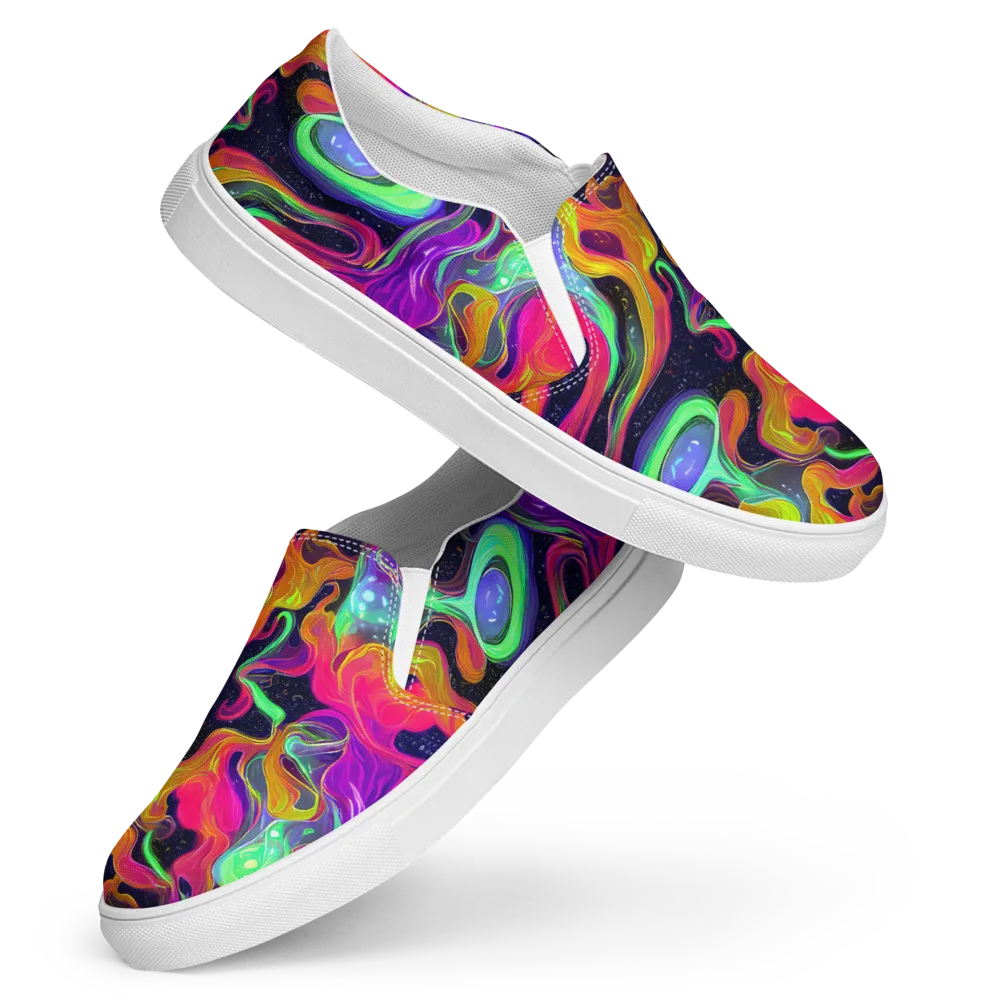 Infinite Daydream on Women's Slip-On Canvas Shoes — Front
