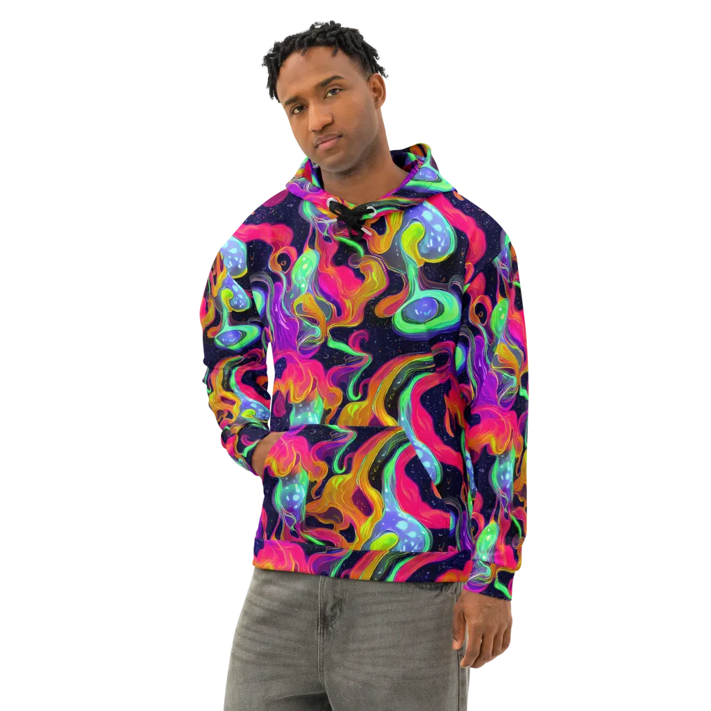 Infinite Daydream on Cotton Hoodie — Left Front