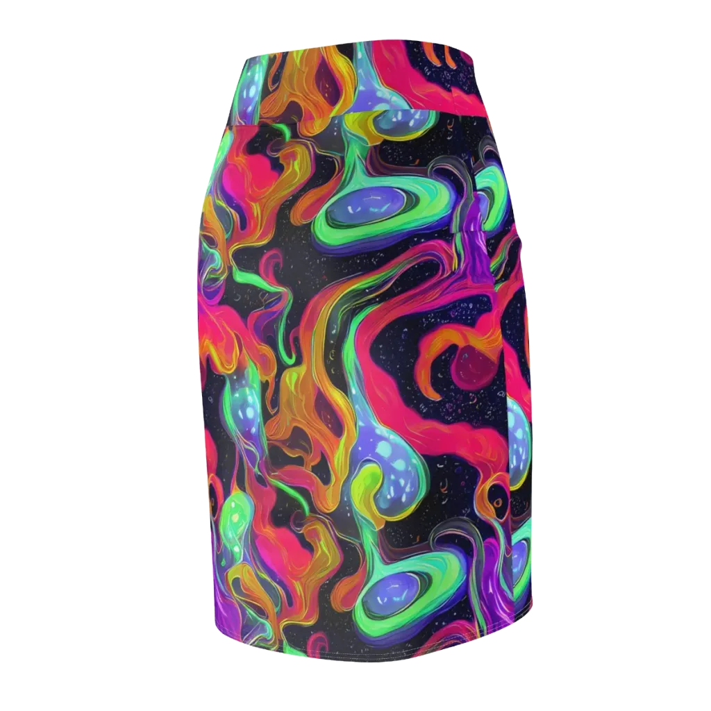 Infinite Daydream on Pencil Skirt — Back Side