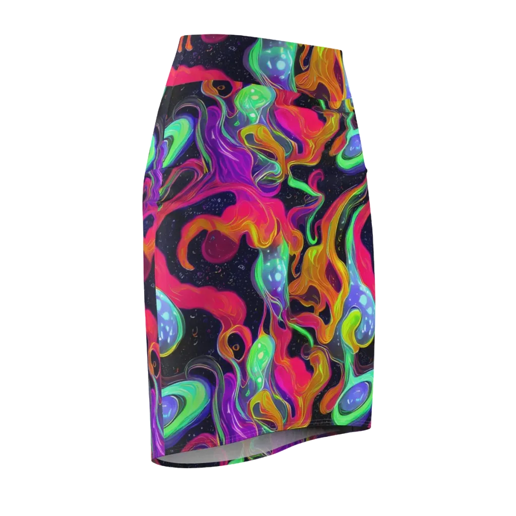 Infinite Daydream on Pencil Skirt — Front Side