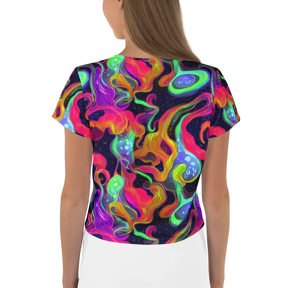 Infinite Daydream on Crop Tee — Back