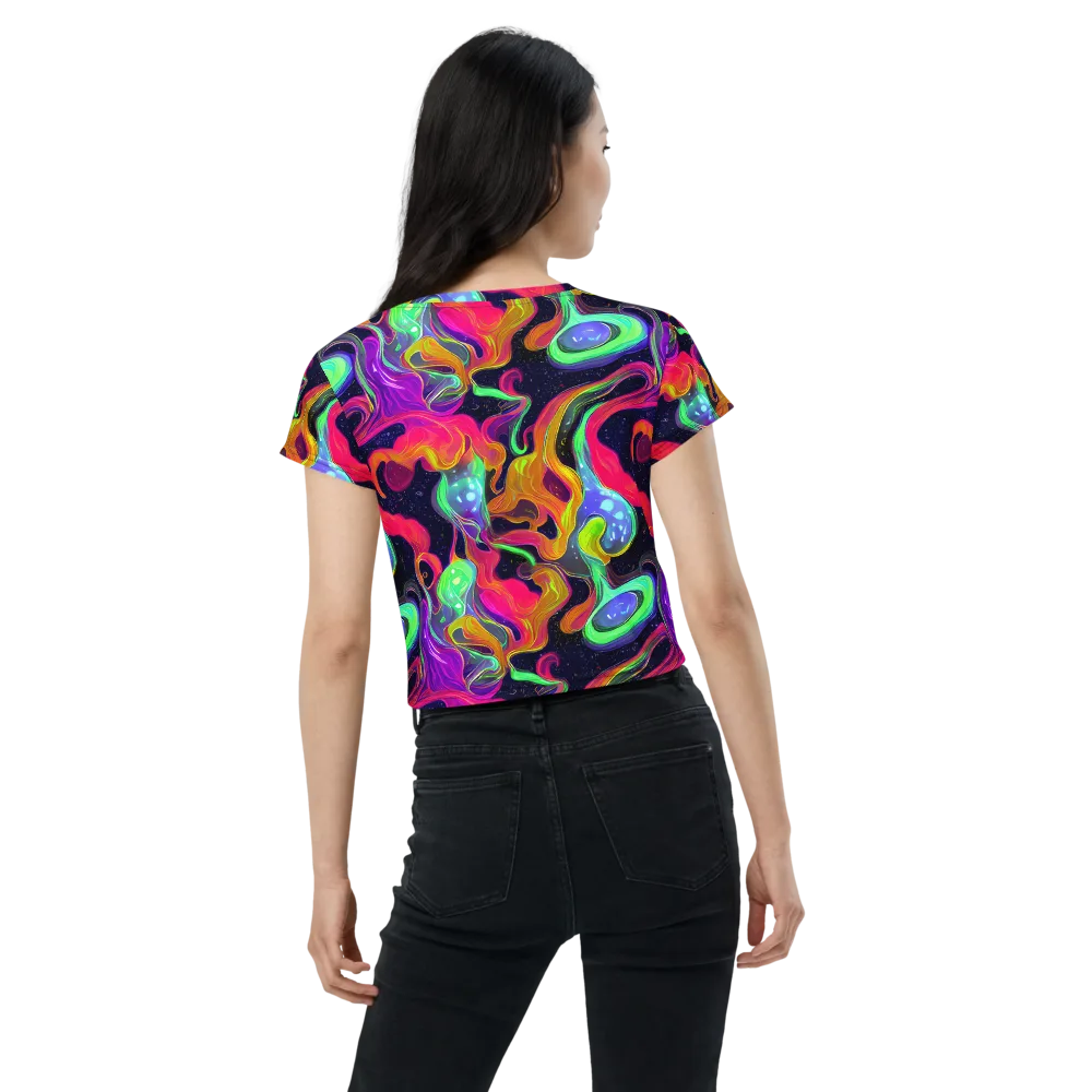 Infinite Daydream on Crop Tee — Back