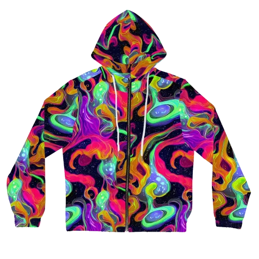 Infinite Daydream on a Women's Full-Zip Hoodie