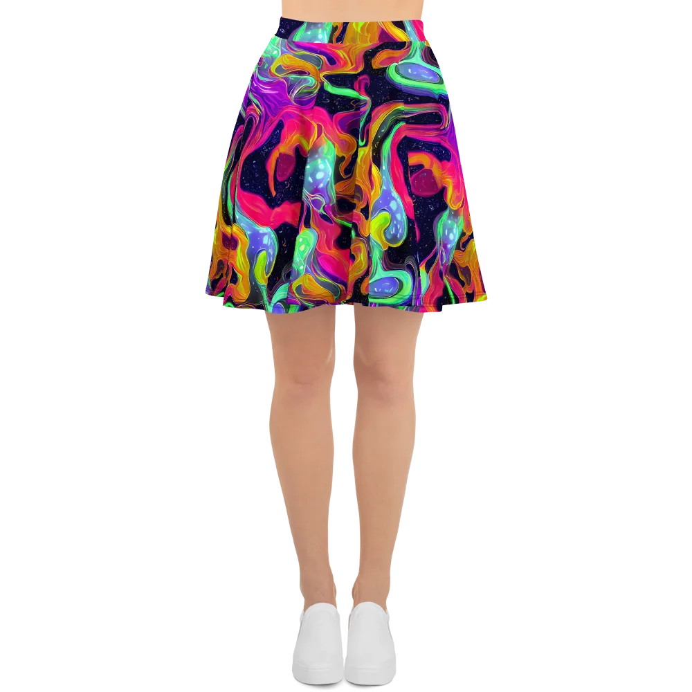 Infinite Daydream on Skater Skirt — Front