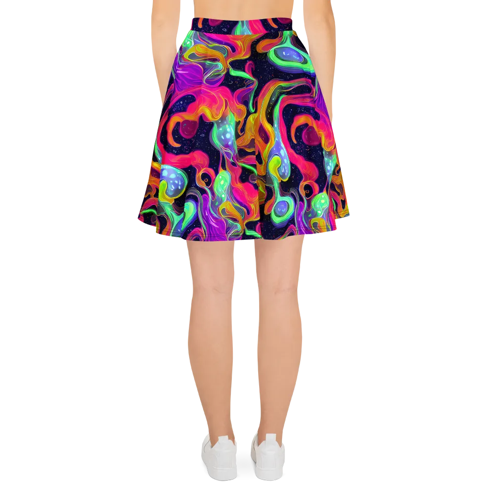 Infinite Daydream on Skater Skirt — Back