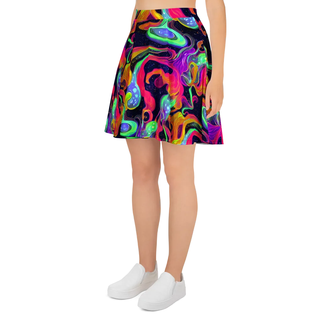 Infinite Daydream on Skater Skirt — Left