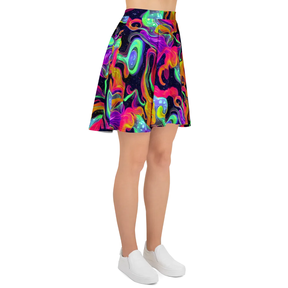 Infinite Daydream on Skater Skirt — Right