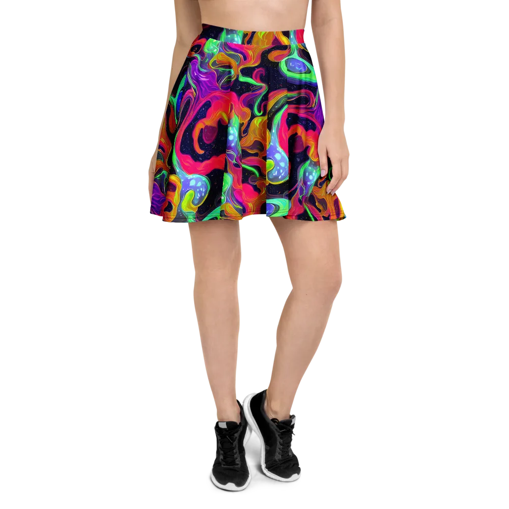 Infinite Daydream on Skater Skirt — Front