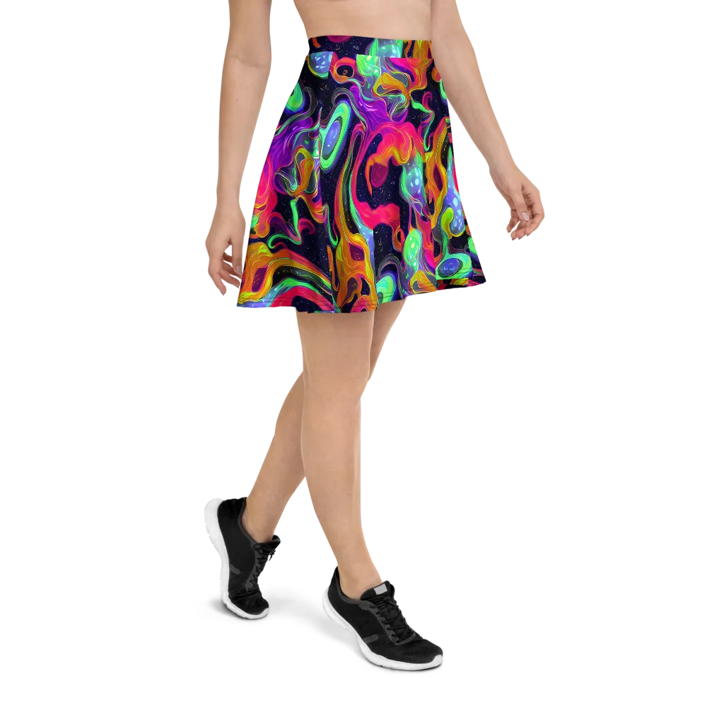 Infinite Daydream on Skater Skirt — Right