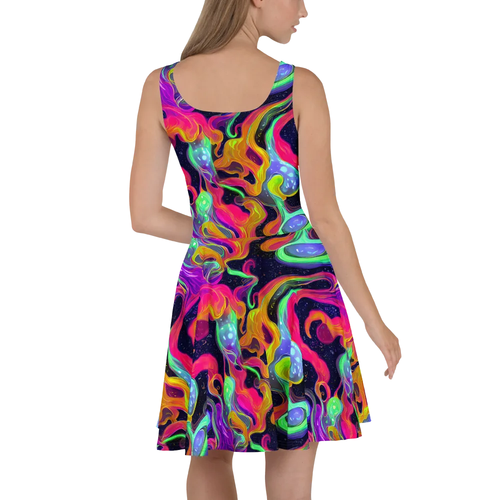Infinite Daydream on Skater Dress — Back