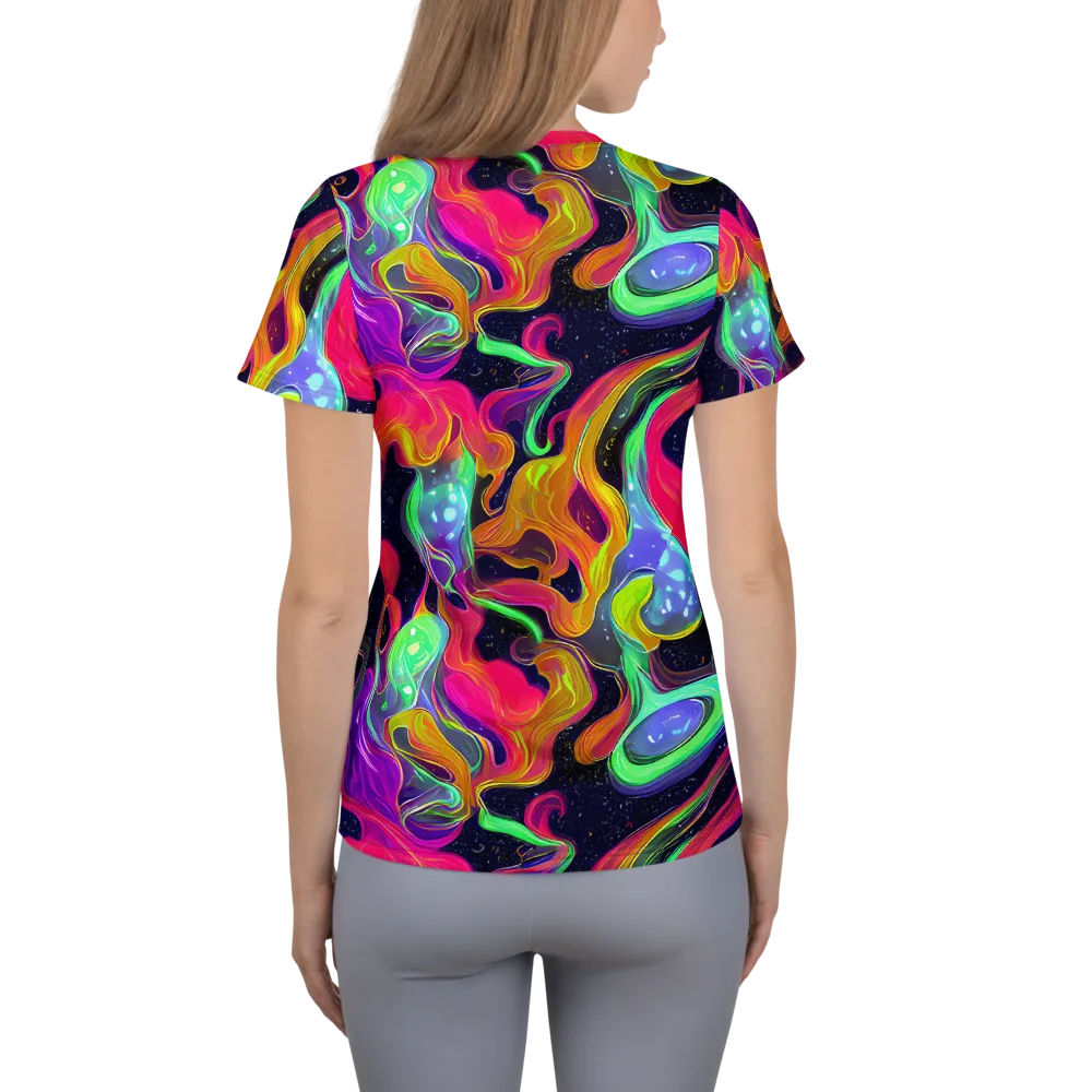 Infinite Daydream on Women's Athletic T-Shirt — Back