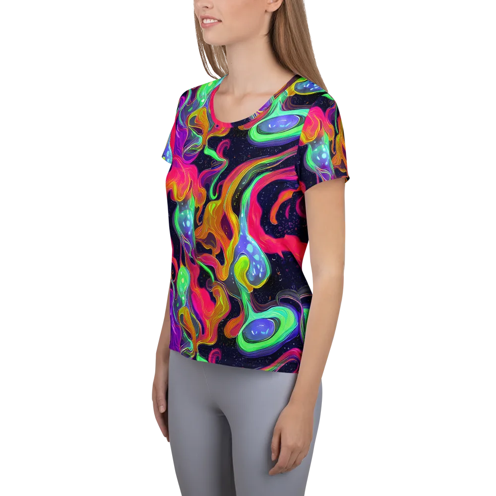 Infinite Daydream on Women's Athletic T-Shirt — Left