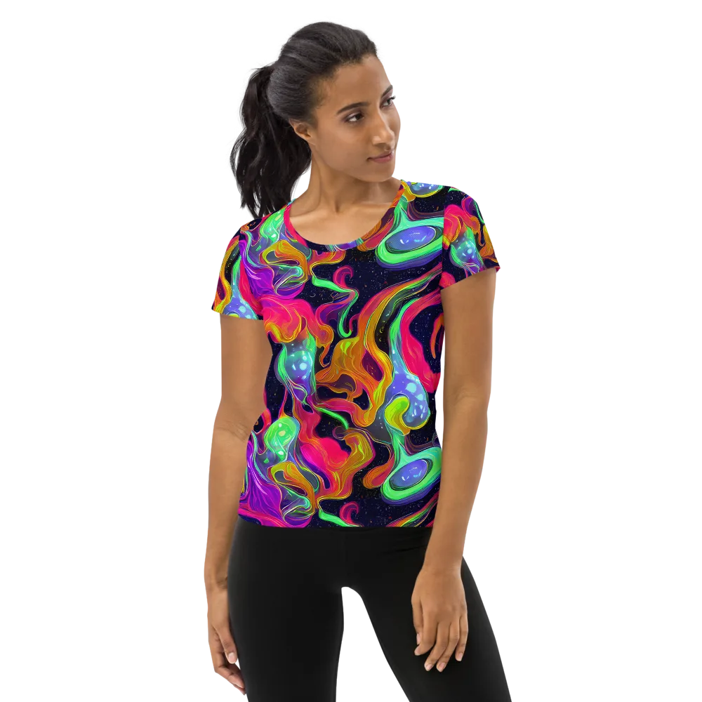 Infinite Daydream on Women's Athletic T-Shirt — Front