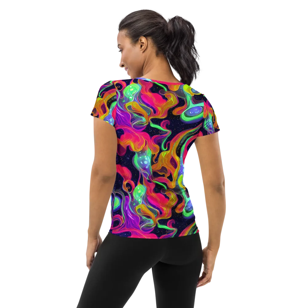 Infinite Daydream on Women's Athletic T-Shirt — Back