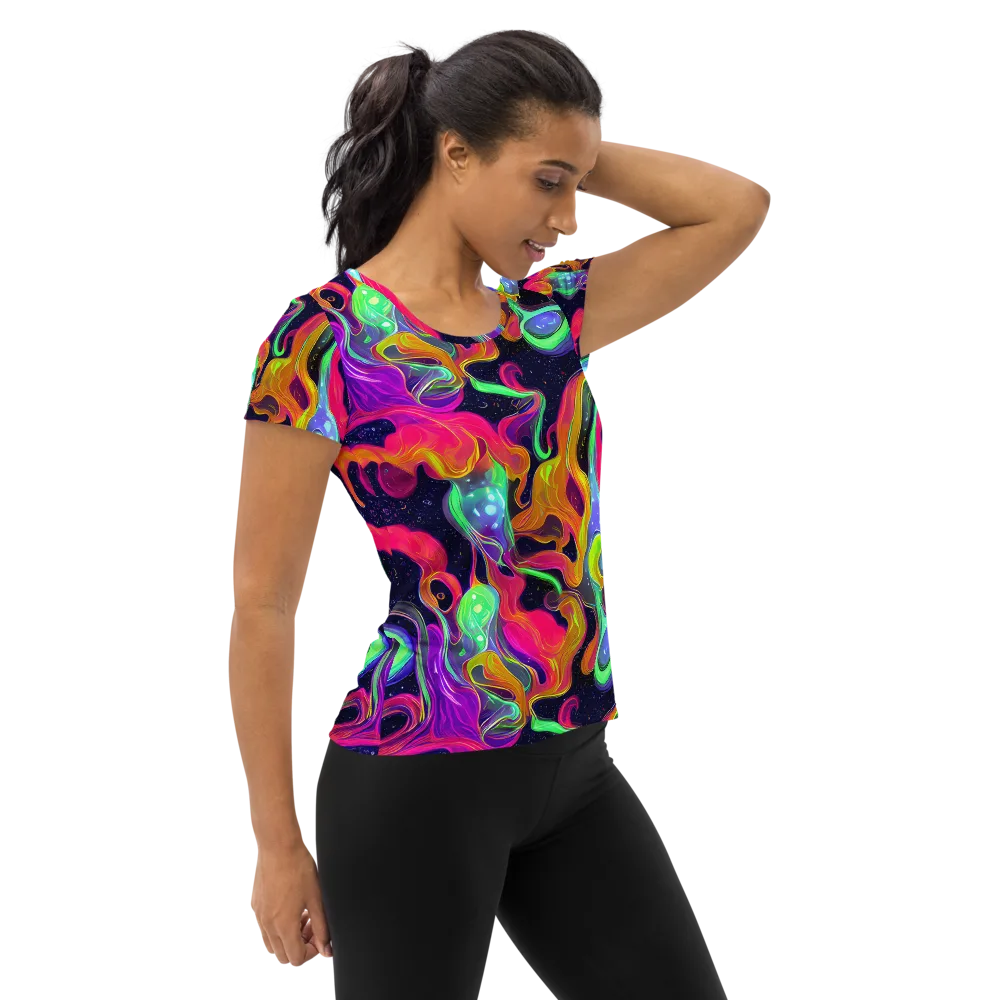 Infinite Daydream on Women's Athletic T-Shirt — Right