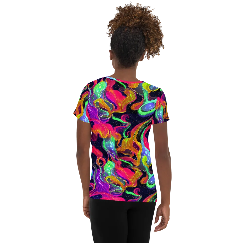 Infinite Daydream on Women's Athletic T-Shirt — Back