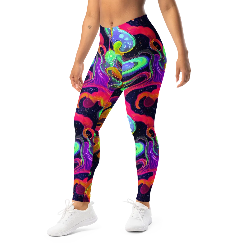 Infinite Daydream on Leggings — Left Front