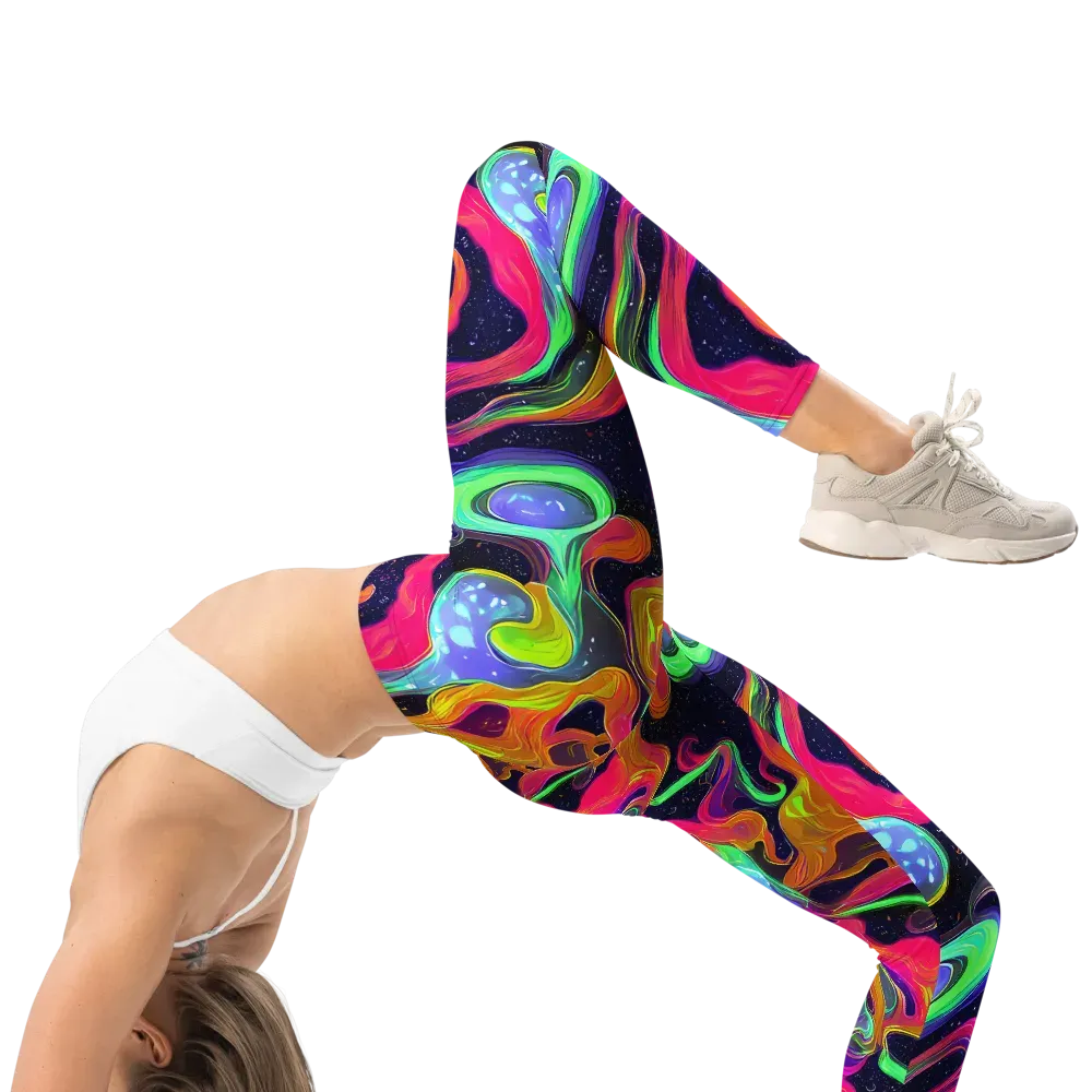 Infinite Daydream on Leggings — Right