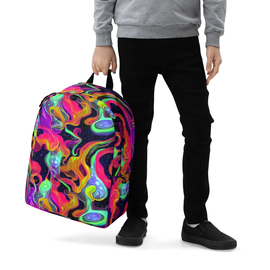 Infinite Daydream on Minimalist Backpack — Zoomed-in