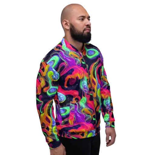 Infinite Daydream on a Bomber Jacket