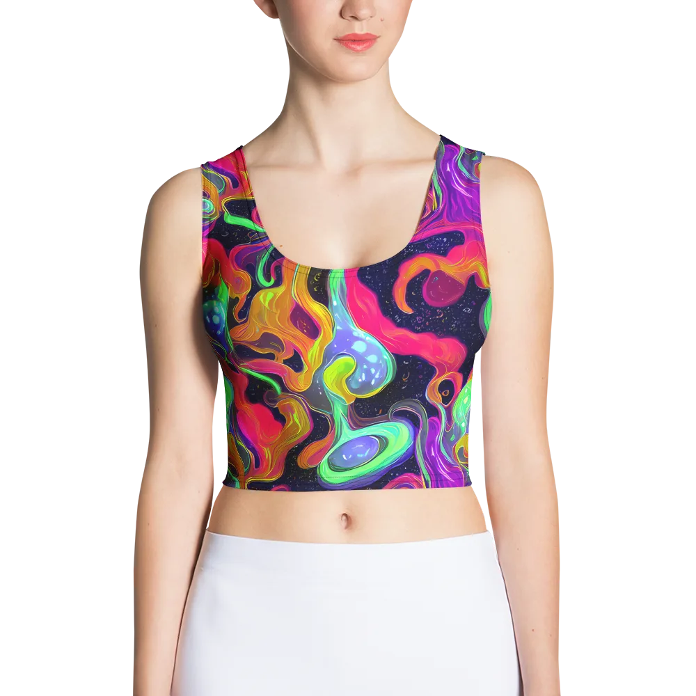 Infinite Daydream on Crop Top — Front