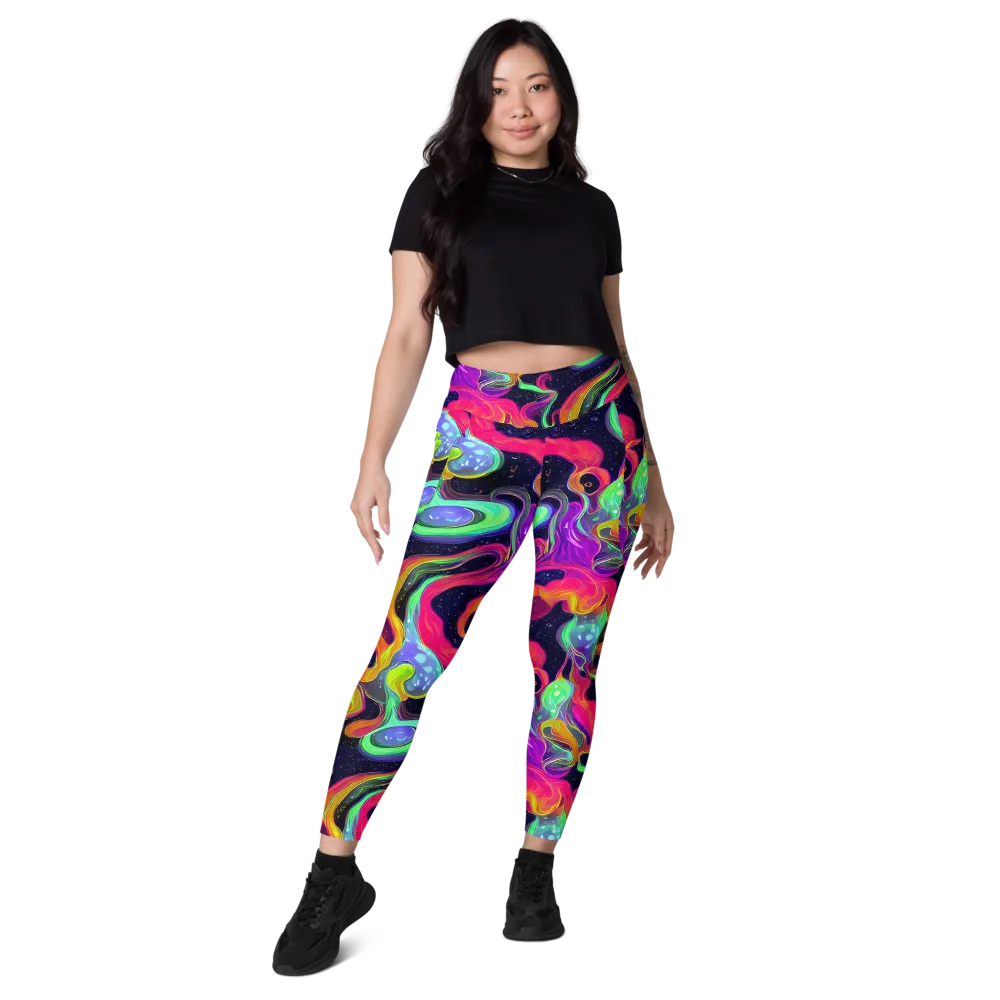 Infinite Daydream on Leggings with Pockets — Front