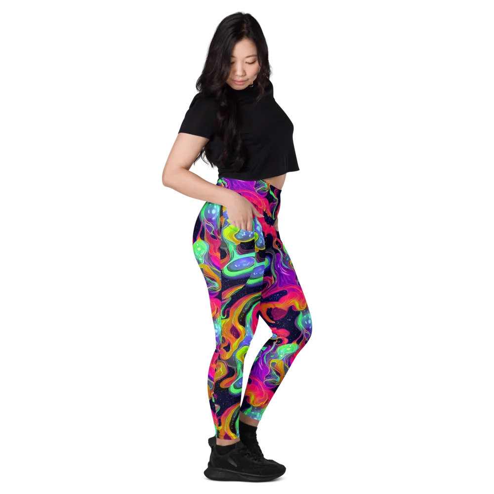 Infinite Daydream on Leggings with Pockets — Right
