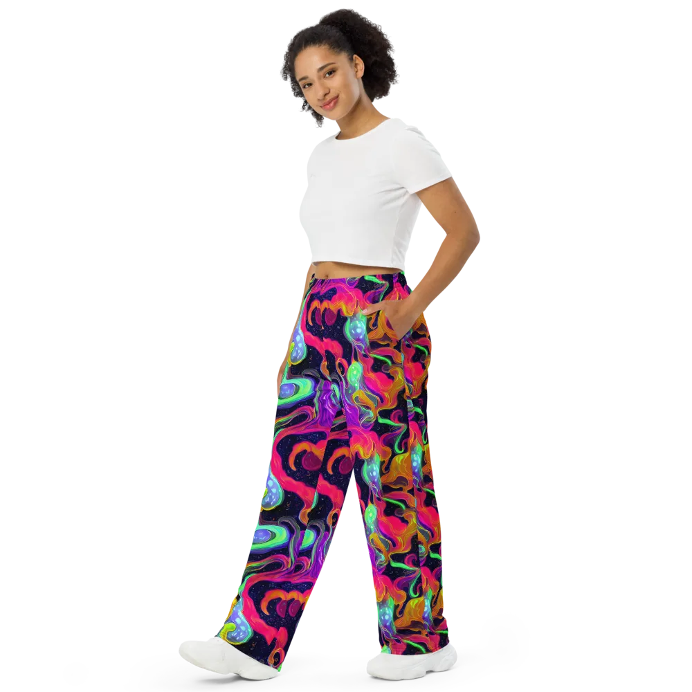Infinite Daydream on Wide-Leg Pants — Left Front
