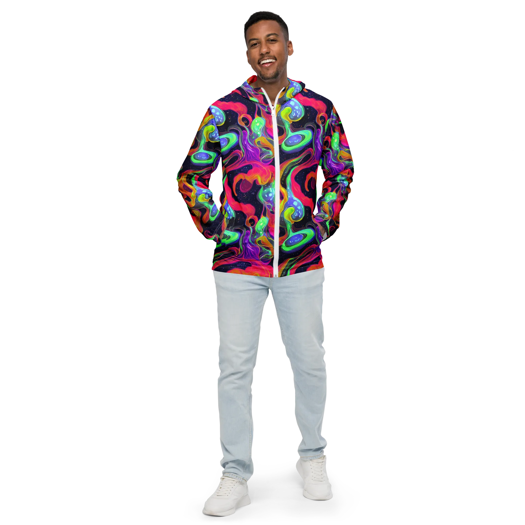 Infinite Daydream on Men's Windbreaker — Front