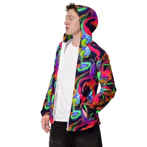 Infinite Daydream on a Men's Windbreaker