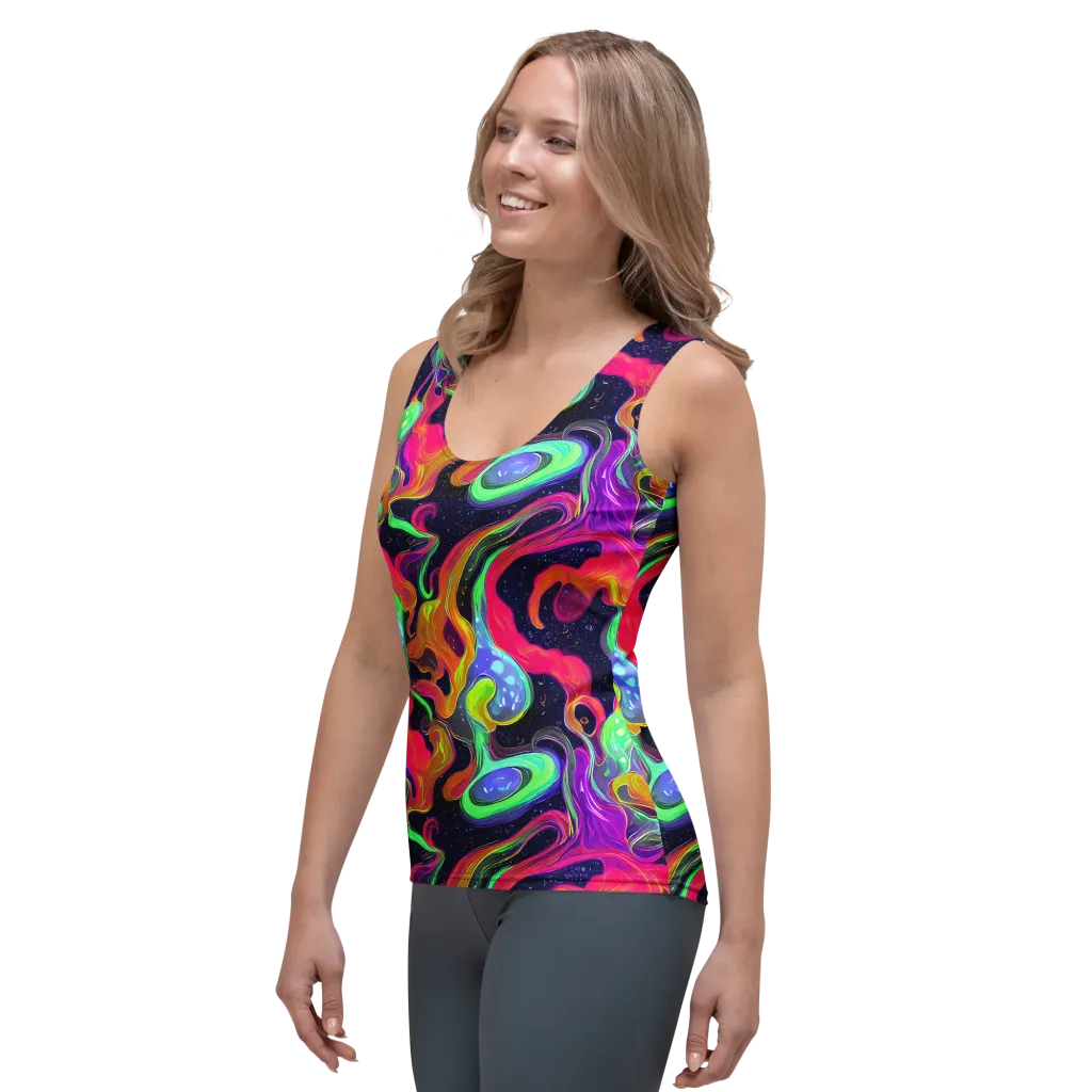Infinite Daydream on Women's Tank Top — Left Front