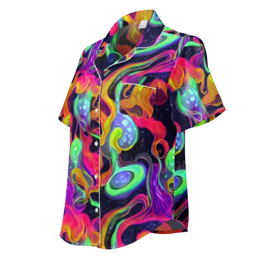 Infinite Daydream on a Women's Short Sleeve Pajama Top