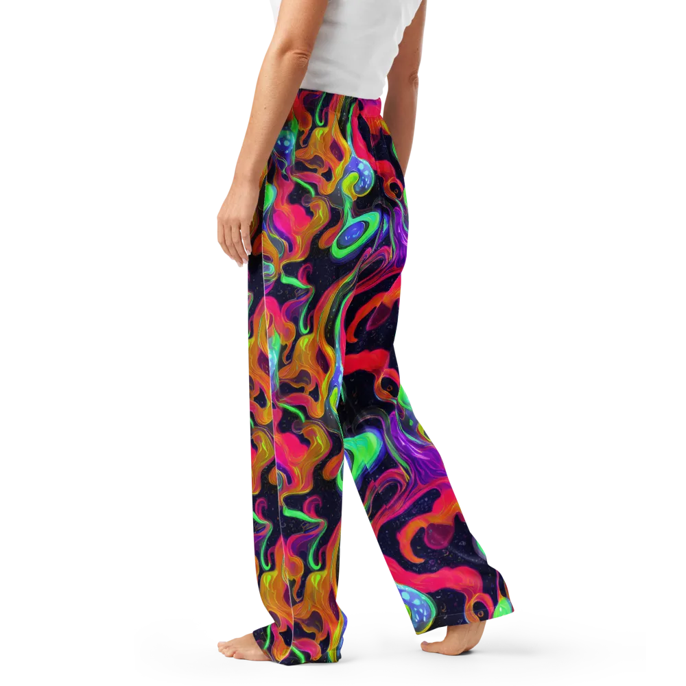 Infinite Daydream on Women's Pajama Pants — Left