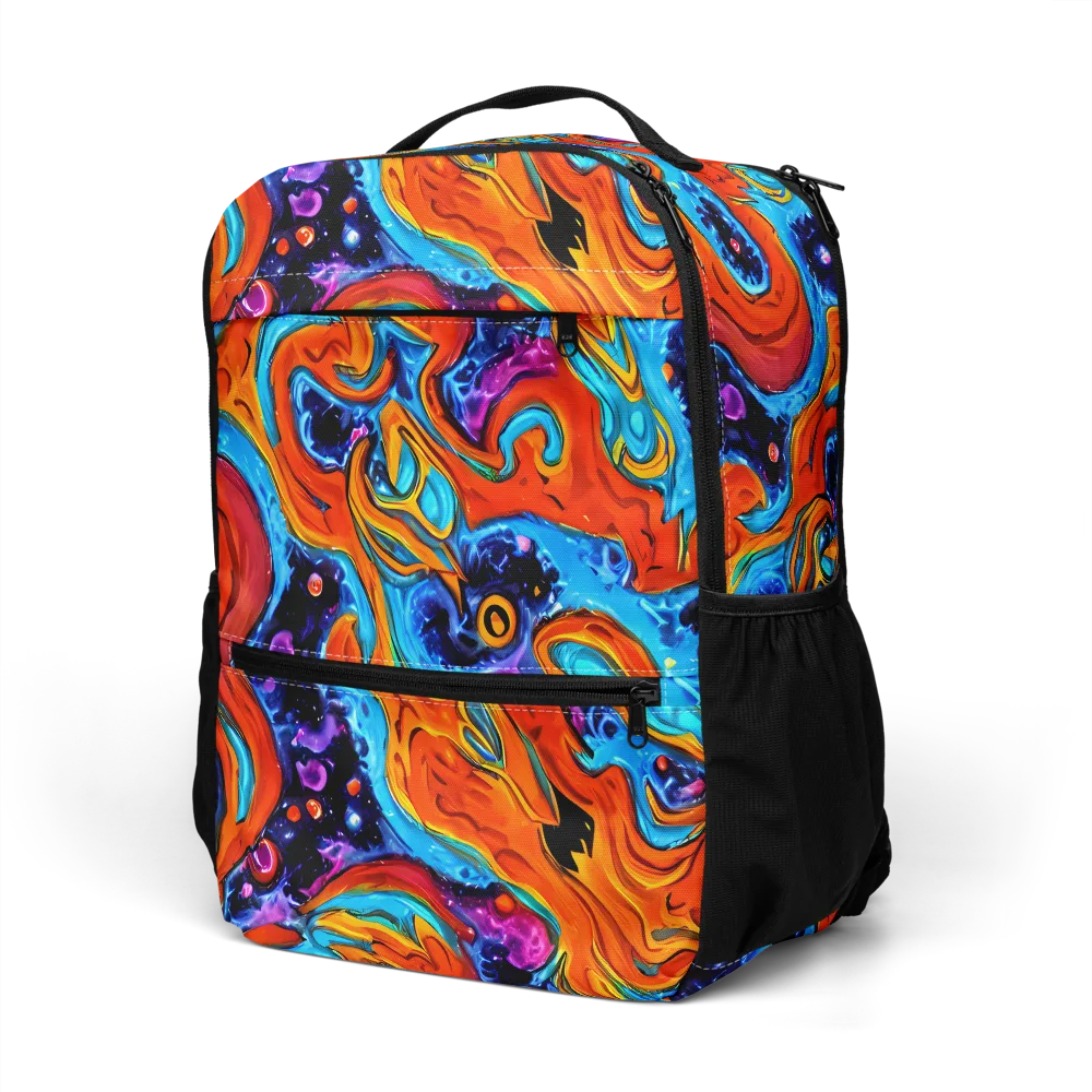 Sonic Lava on Utility Backpack — Left Front